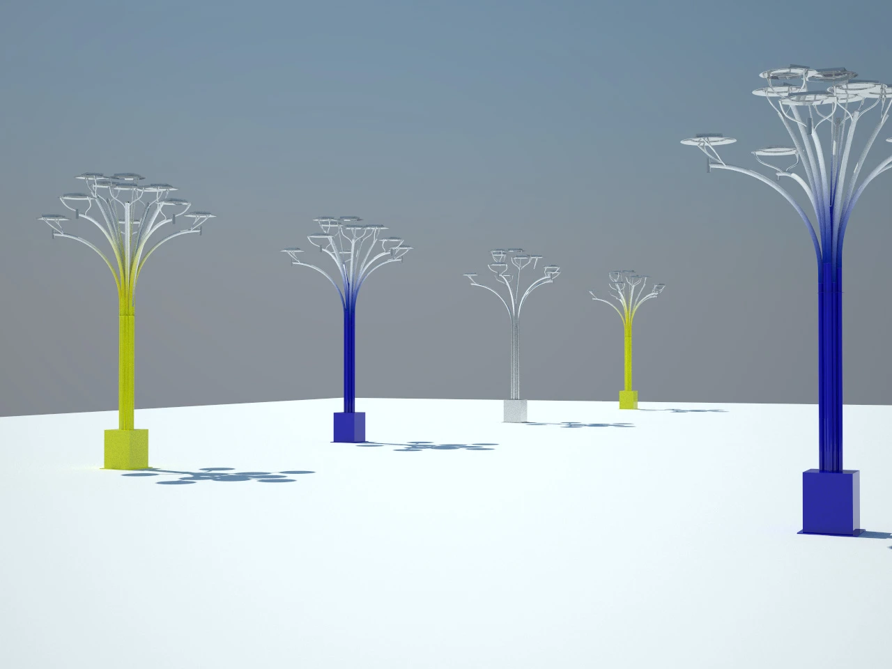 Un bosque de colores